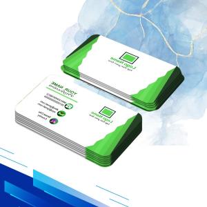 cartão de visita couchê 300g 88x48mm 4x4 Verniz Total Fosco corte reto 